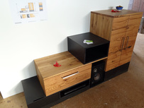 11treedesigns - HiFi Möbel Eiche