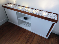 11treedesigns - Sideboard mit Steinen